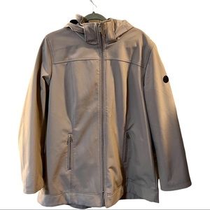 Women’s Softshell Hooded Jacket by Andrew Marc. Size XL